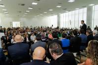 O governador Carlos Massa Ratinho Jr. anuncia investimentos de mais de R$ 100 milhões para o Detran.
