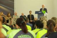 Curitiba, 18 de setembro de 2024 - No Palácio Iguaçu, o vice-governador Darci Piana participa de evento alusiva a Semana Nacional do Trânsito com anúncios do Detran-PR.