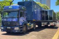 Carreta da Inovação chega a Foz do Iguaçu com oficinas de IA e serviços digitais do Detran