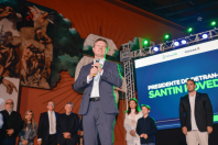 Prefeito Eduardo Pimentel, Deputados e Secretários prestigiam a posse de Santin Roveda no Detran-PR
