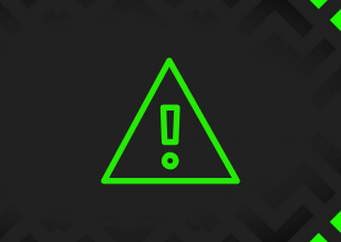 Aviso geral preto
