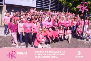 Paraná Rosa | Detran-PR engajado na conscientização sobre o câncer de mama