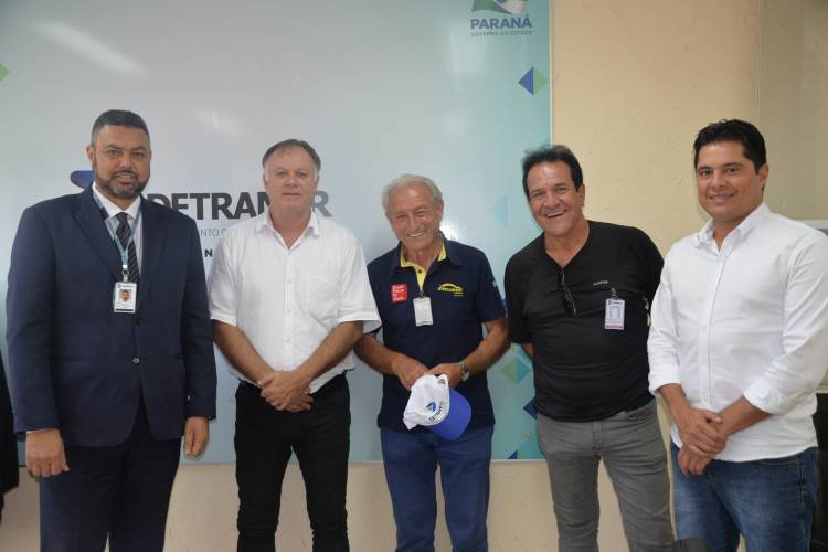Presidente da Assovepar visita o Detran-PR