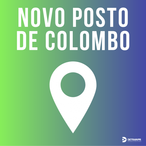O Departamento de Trânsito do Paraná (Detran-PR) informa que, nos dias 3, 4 e 05 de Junho, o Posto Avançado de Colombo estará fechado.