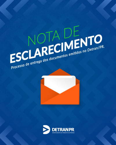 Nota de esclarecimento - Entrega de documentos
