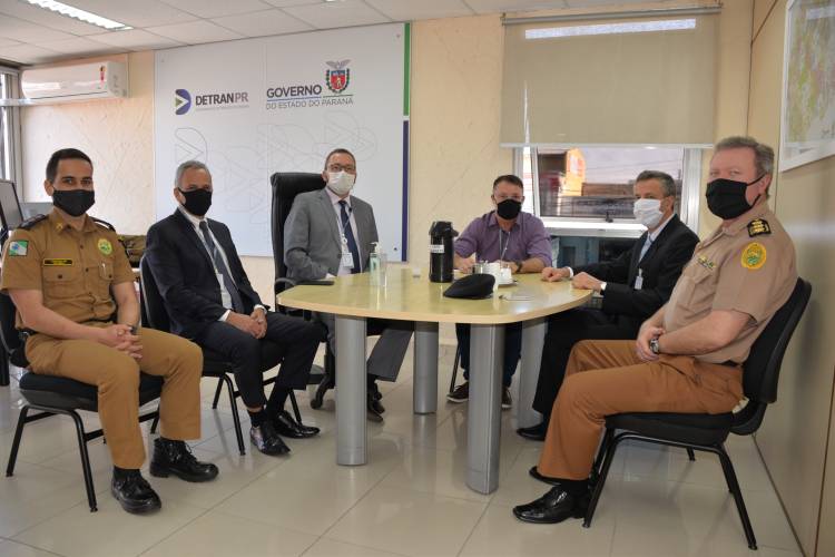 Secretário Nacional de Políticas sobre drogas visita diretor-geral do Detran