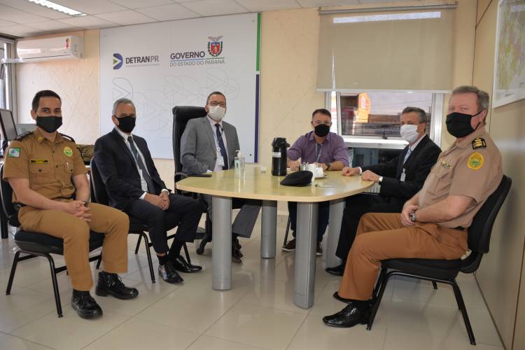 Secretário Nacional de Políticas sobre drogas visita diretor-geral do Detran