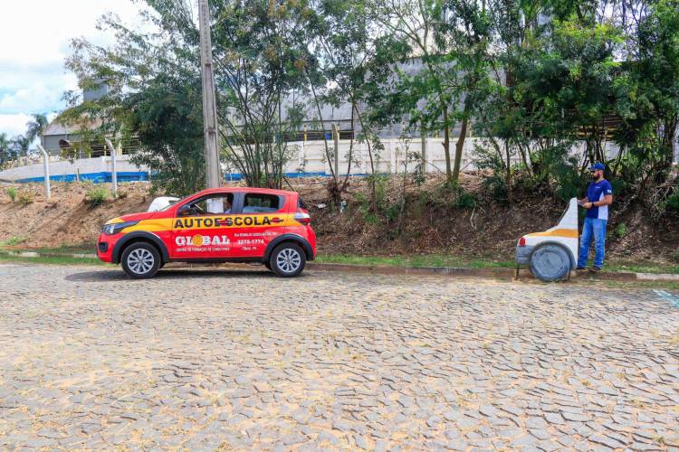 Exame prático realizado pelo Projeto Bancas Itinerantes na cidade de Tibagi.