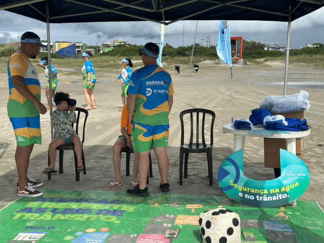 Detran-PR registra mais de 30 mil participações nas atividades do Verão Maior nas primeiras duas semanas