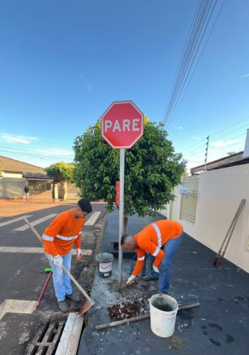 Detran-PR investe R$ 340 mil em sinalização viária em Bandeirantes