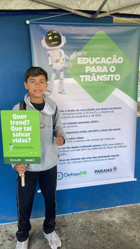 Educação para o trânsito no entorno de escolas alcança mais de 32 mil alunos
