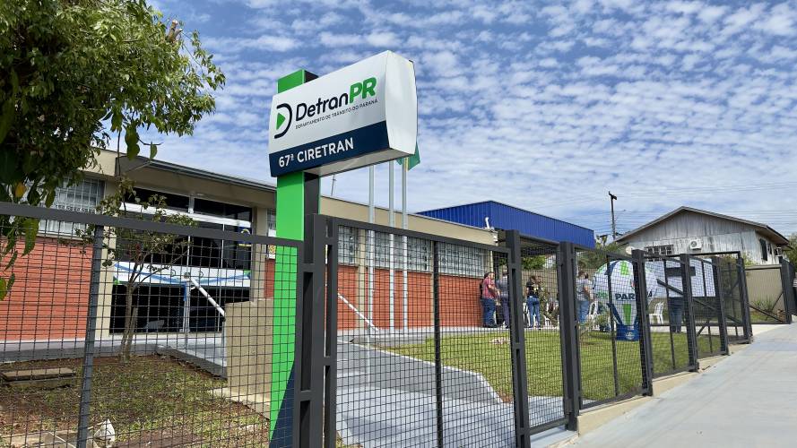 Detran-PR reinaugura Ciretran de Santo Antônio do Sudoeste após reforma de R$ 600 mil