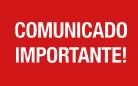 Comunicado Importante: Parada programada