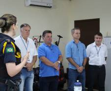 Diretoria do Detran-PR visita Escolinha de Trânsito de Arapongas