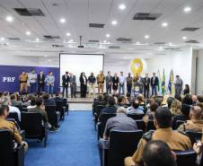 Evento de lançamento do vídeo da campanha Maio Amarelo do Detran-PR