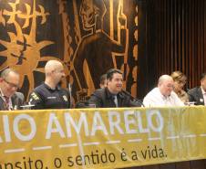 Na manhã desta quarta-feira (8), o chefe de gabinete do Departamento de Trânsito do Paraná (Detran-PR), Éveron Puchetti, esteve presente na Assembleia Legislativa do Paraná (ALEP), participando da audiência pública: “Maio Amarelo – Formas e Meios para Redução dos Acidentes de Trânsito no Paraná”, proposta pelos deputados estaduais Goura (PDT) e Delegado Recalcatti (PSD).
