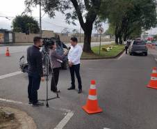 Detran realiza ações educativas em homenagem ao dia do motorista em Curitiba