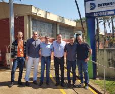 23/08/2019 -  Diretor-geral Cesar Kogut visita a 40º Ciretran de Cambará.