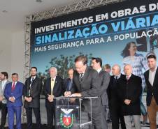 Governo repassa R$6 milhões para sinalização viária em 39 cidades