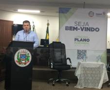 29/08/2019 -  Visita do diretor-geral, Cesar Kogut e do diretor administrativo financeiro, João de Paula Carneiro na Audiência Pública do Plano Plurianual 2020-2023 em Umuarama