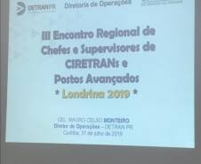 Detran realiza 3º Encontro Regional Técnico Operacional em Londrina