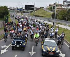 3º Passeio Ciclístico do Detran, PRF e SinPRF-PR recebe mais de 500 participantes