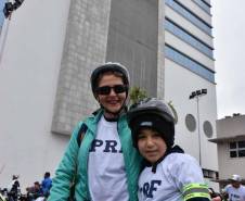 3º Passeio Ciclístico do Detran, PRF e SinPRF-PR recebe mais de 500 participantes