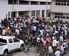 3º Passeio Ciclístico do Detran, PRF e SinPRF-PR recebe mais de 500 participantes