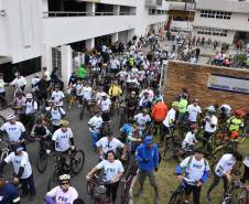 3º Passeio Ciclístico do Detran, PRF e SinPRF-PR recebe mais de 500 participantes