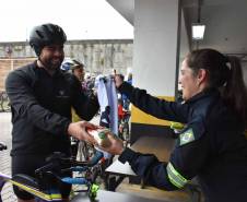 3º Passeio Ciclístico do Detran, PRF e SinPRF-PR recebe mais de 500 participantes