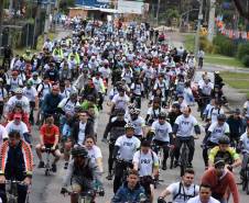 3º Passeio Ciclístico do Detran, PRF e SinPRF-PR recebe mais de 500 participantes