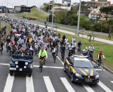 3º Passeio Ciclístico do Detran, PRF e SinPRF-PR recebe mais de 500 participantes