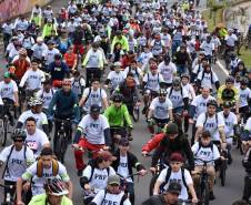 3º Passeio Ciclístico do Detran, PRF e SinPRF-PR recebe mais de 500 participantes