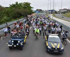 3º Passeio Ciclístico do Detran, PRF e SinPRF-PR recebe mais de 500 participantes