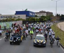 3º Passeio Ciclístico do Detran, PRF e SinPRF-PR recebe mais de 500 participantes