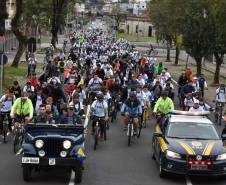 3º Passeio Ciclístico do Detran, PRF e SinPRF-PR recebe mais de 500 participantes