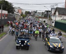 3º Passeio Ciclístico do Detran, PRF e SinPRF-PR recebe mais de 500 participantes