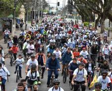 3º Passeio Ciclístico do Detran, PRF e SinPRF-PR recebe mais de 500 participantes