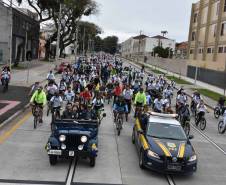 3º Passeio Ciclístico do Detran, PRF e SinPRF-PR recebe mais de 500 participantes