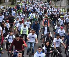 3º Passeio Ciclístico do Detran, PRF e SinPRF-PR recebe mais de 500 participantes