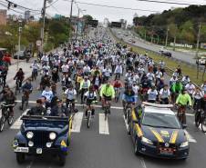 3º Passeio Ciclístico do Detran, PRF e SinPRF-PR recebe mais de 500 participantes