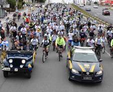 3º Passeio Ciclístico do Detran, PRF e SinPRF-PR recebe mais de 500 participantes