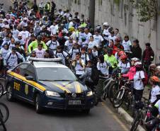 3º Passeio Ciclístico do Detran, PRF e SinPRF-PR recebe mais de 500 participantes