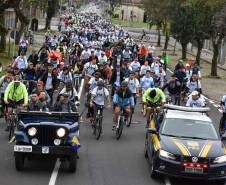 3º Passeio Ciclístico do Detran, PRF e SinPRF-PR recebe mais de 500 participantes