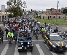 3º Passeio Ciclístico do Detran, PRF e SinPRF-PR recebe mais de 500 participantes