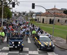 3º Passeio Ciclístico do Detran, PRF e SinPRF-PR recebe mais de 500 participantes