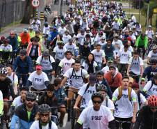 3º Passeio Ciclístico do Detran, PRF e SinPRF-PR recebe mais de 500 participantes