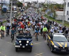 3º Passeio Ciclístico do Detran, PRF e SinPRF-PR recebe mais de 500 participantes