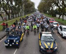 3º Passeio Ciclístico do Detran, PRF e SinPRF-PR recebe mais de 500 participantes