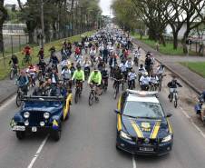 3º Passeio Ciclístico do Detran, PRF e SinPRF-PR recebe mais de 500 participantes